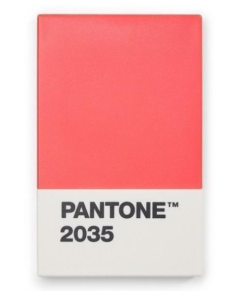neuveden: Pantone Pouzdro na vizitky dárkové balení - Red 2035