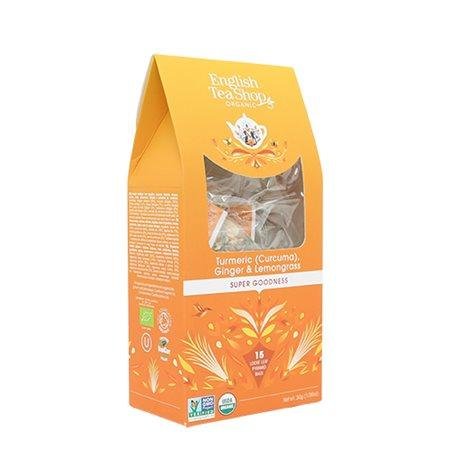 neuveden: English Tea Shop Čaj Kurkuma, zázvor, citronová tráva, 15 pyramidek