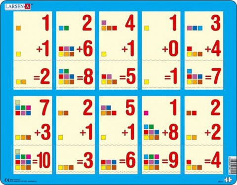 neuveden: Puzzle MAXI - Počítání do 10 /10 dílků