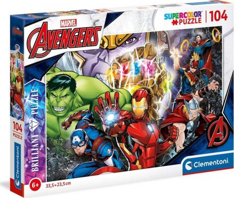 neuveden: Clementoni Puzzle Briliant - Marvel 104 dílků neuveden: Clementoni Puzzle Briliant - Marvel 104 dílků