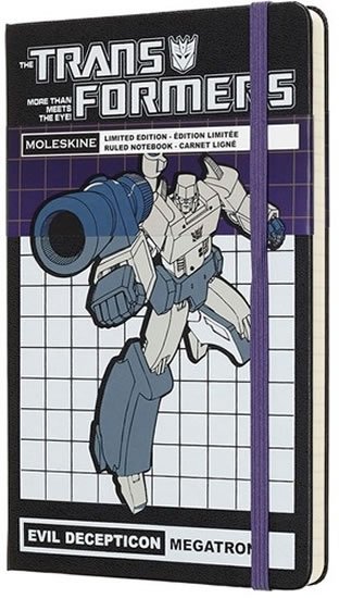 neuveden: Moleskine: Transformers zápisník linkovaný Megatron L