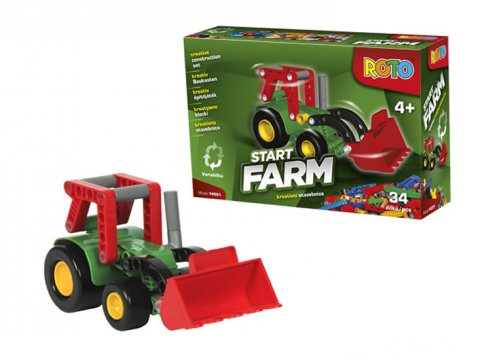 neuveden: ROTO - Start Farm/kreativní stavebnice (34 dílků) neuveden: ROTO - Start Farm/kreativní stavebnice (34 dílků)
