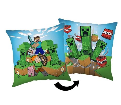 neuveden: Polštářek - Minecraft Creeper rush