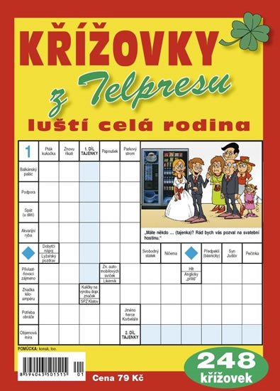 neuveden: Křížovky z Telpresu luští celá rodina - 248 křížovek 1/2017