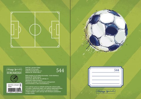 neuveden: Školní sešit 544 s okrajem Fotbal - Sešity neuveden: Školní sešit 544 s okrajem Fotbal - Sešity