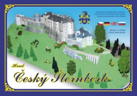 neuveden: Hrad Český Šternberk - Stavebnice papírového modelu