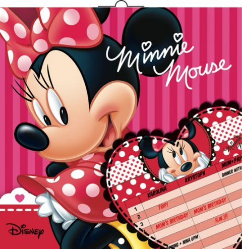 neuveden: Kalendář - Plánovací W. Disney Minnie