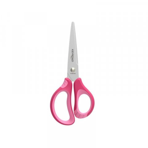 neuveden: Keyroad Školní nůžky Soft 15 cm - růžové