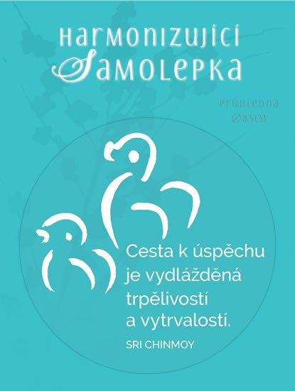 Chinmoy Sri: Harmonizující samolepka průhledná Chinmoy Sri: Harmonizující samolepka průhledná