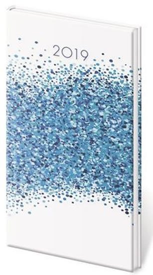 neuveden: Diář 2019 - Vario/týdenní/kapesní/Blue