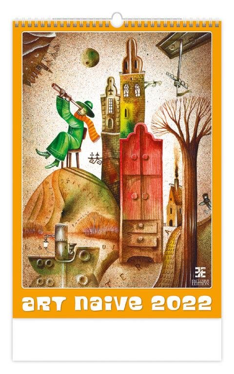 neuveden: Kalendář nástěnný 2022 - Art Naive