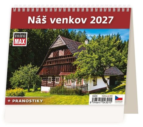 : Kalendář stolní 2027 - MiniMax Náš venkov