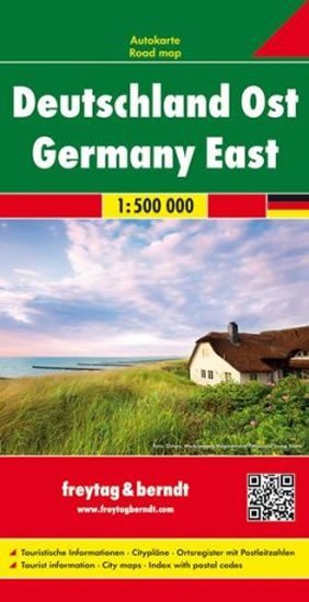 neuveden: AK 0222 Německo východ 1:500 000 / automapa + mapa volného času