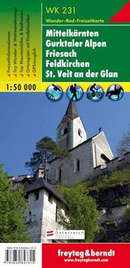 neuveden: WK 231 Střední Korutany, Gurktalské Alpy, Friesach, Feldkirchen, St. Veit a