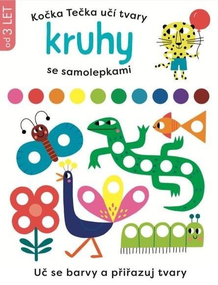 neuveden: Kočka Tečka učí tvary Kruhy se samolepkami