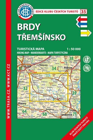neuveden: KČT 35 Brdy, Třemšinsko 1:50 000/turistická mapa