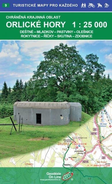 neuveden: Orlické hory 1:25 000 / 9 Turistické mapy pro každého neuveden: Orlické hory 1:25 000 / 9 Turistické mapy pro každého