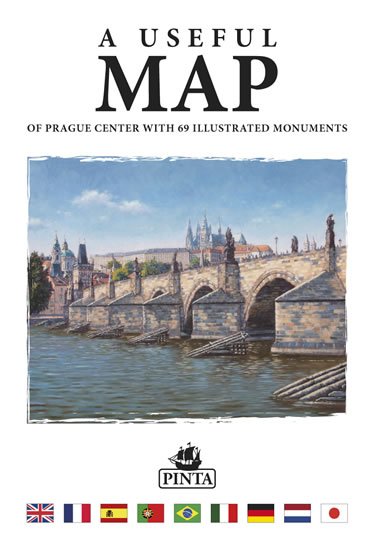 Pinta Daniel: A USEFUL MAP - Praktická mapa centra Prahy s 69 ilustracemi historických pa Pinta Daniel: A USEFUL MAP - Praktická mapa centra Prahy s 69 ilustracemi historických pa