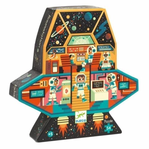 neuveden: DJECO Puzzle Vesmírná stanice - 54 pcs