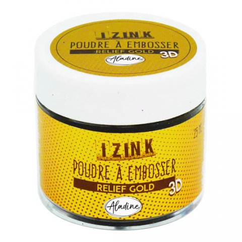 neuveden: Embosovací prášek IZINK - zlatý, 25 ml