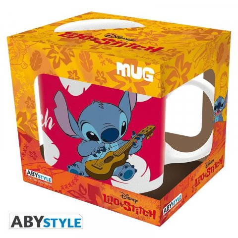 neuveden: Lilo & Stitch Hrnek keramický - Stitch Ohana (objem 320 ml)