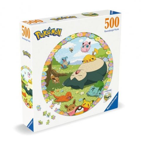 neuveden: Kruhové puzzle Roztomilí Pokémoni 500 dílků