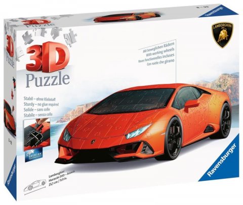 neuveden: 3D Puzzle: Lamborghini Huracán EVO oranžové 108 dílků neuveden: 3D Puzzle: Lamborghini Huracán EVO oranžové 108 dílků