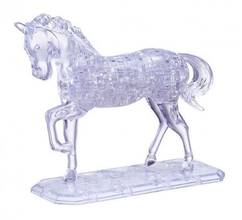 neuveden: 3D Crystal puzzle Kůň / 100 dílků