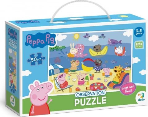 neuveden: Puzzle s hledáním obrázků Prasátko Peppa 50 dílků