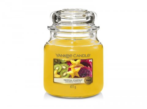 neuveden: YANKEE CANDLE Tropical Starfruit svíčka 411g