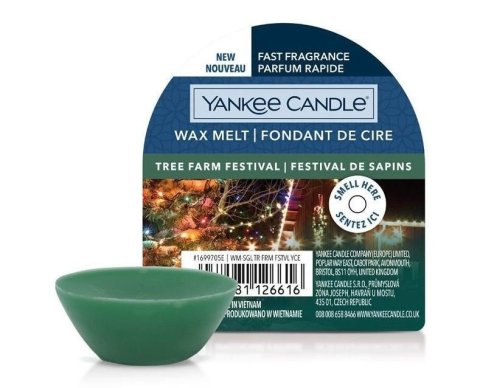 neuveden: YANKEE CANDLE Tree Farm Festival vonný vosk 22g