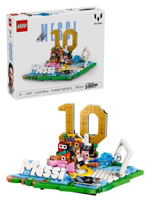: LEGO® Editions 43011 Lionel Messi – Hvězdné momenty fotbalu