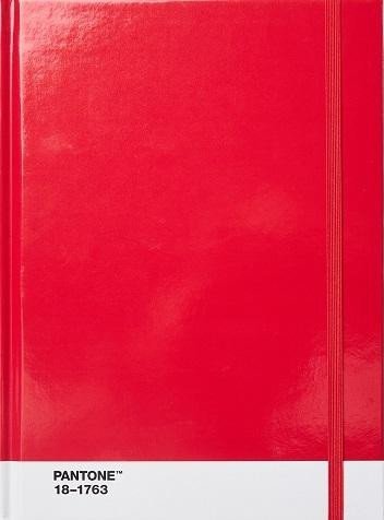 neuveden: Pantone Zápisník tečkovaný L - Red 18-1763