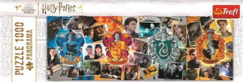 neuveden: Puzzle Harry Potter - Čtyři bradavické koleje 1000 dílků Panoramatické neuveden: Puzzle Harry Potter - Čtyři bradavické koleje 1000 dílků Panoramatické