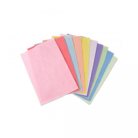 neuveden: SIZZIX dekorační filc A4 - pastelové barvy 2mm ( 10 ks )