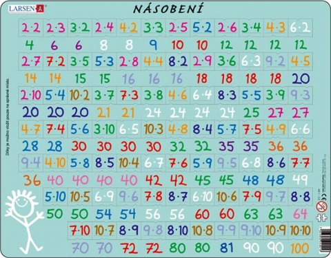 neuveden: Puzzle MAXI - Násobení/81 dílků neuveden: Puzzle MAXI - Násobení/81 dílků