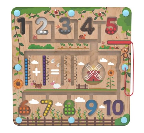 neuveden: Magnetická hrací deska: Matematika