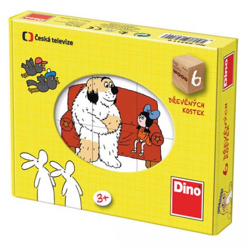 neuveden: Dřevěné kostky Pohádky – 6 kostek