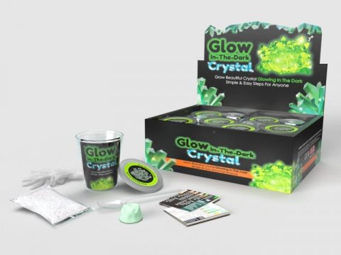 neuveden: Krystal rostoucí - Svítící ve tmě