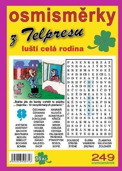 Mazáč Pavel: Osmisměrky z Telpresu luští celá rodina 1/2011 - 248 osmisměrek