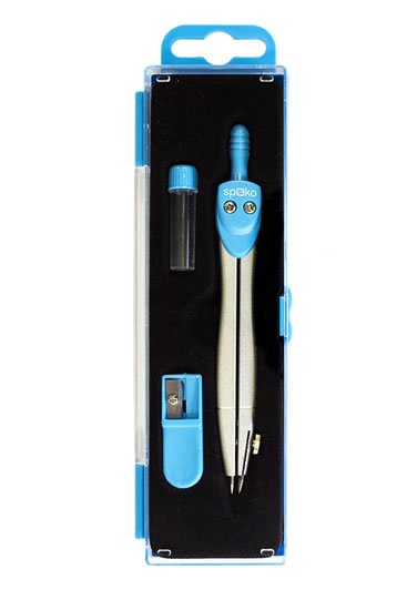 neuveden: Kružítko školní 11,5 cm včetně příslušenství, mix barev