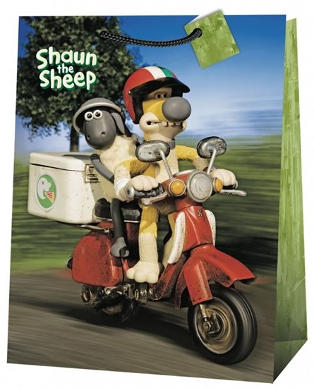 neuveden: Ovečka Shaun - dárková taška/jumbo 5 (motorka) neuveden: Ovečka Shaun - dárková taška/jumbo 5 (motorka)