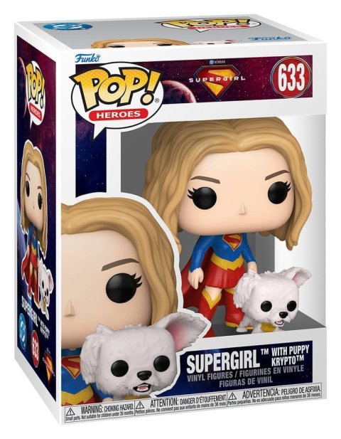 : Funko POP Heroes: Supergirl - Supergirl with Puppy Krypto #633