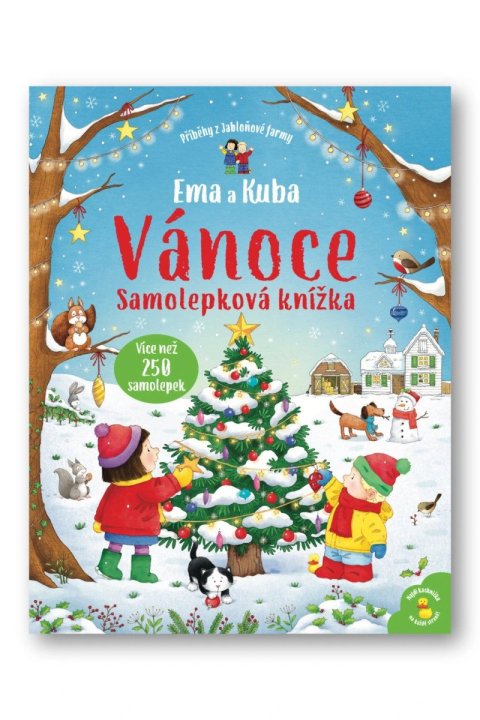Nolan Kate: Ema a Kuba Vánoce - Samolepková knížka