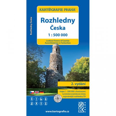 neuveden: Rozhledny Česka/1:500 tis.(tematická mapa)
