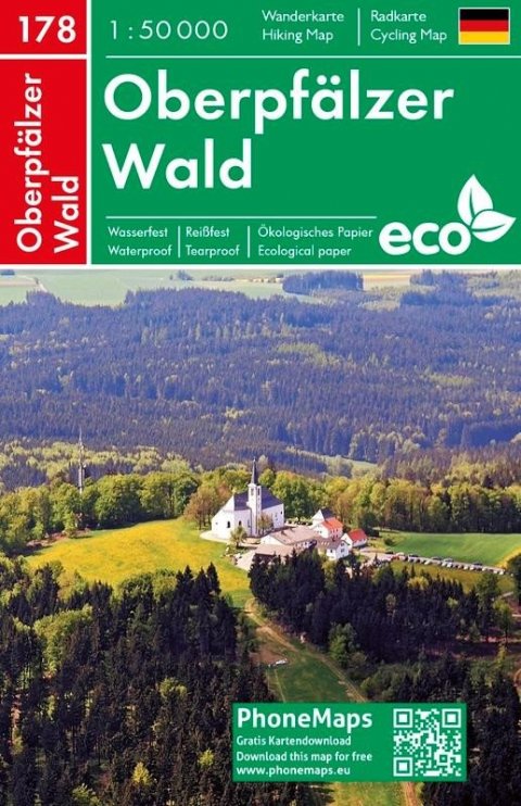 neuveden: PMG 178 Oberpfälzer Wald 1:50 000