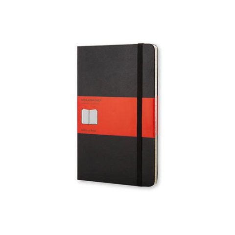 : Adresář Moleskine - tvrdé desky - S, černý