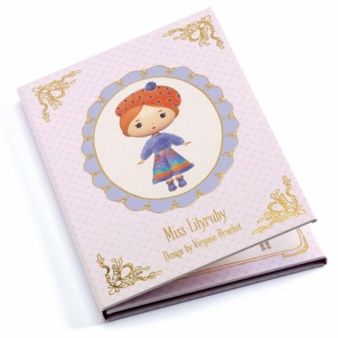 neuveden: DJECO Tinyly přemístitelné samolepky Miss Lilyruby