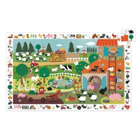 neuveden: DJECO Puzzle poznávej statek - 35 pcs