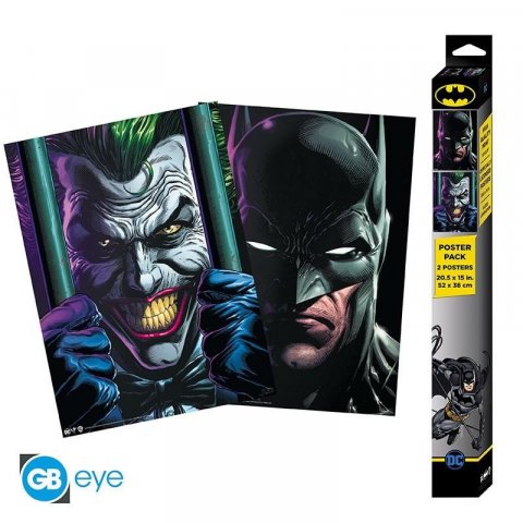 neuveden: DC Comics Set Plakátů: Batman  Joker 2 ks